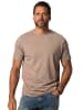 JP1880 Kurzarm T-Shirt in braun grau
