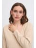ICHI Strick-Cardigan langarm IHDASILA Loose fit in Oatmeal Melange