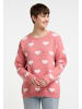 myMo Damen Strickpullover in Pfirsich