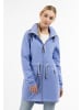 Schmuddelwedda Damen Lange Sweatjacke in Violettblau