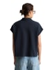 Marc O'Polo DENIM Ärmelloses Poloshirt wide in Blue Depths