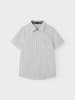 name it Kurzarm-Hemd mit Button-Down-Kragen und Logo in Braun