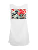 F4NT4STIC Ladies Tanktop Kanagawa Welle Japan in weiß