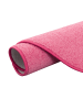 Snapstyle Velours-Teppich Joy Rund in rosa