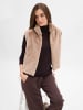 Marie Lund Weste in taupe - 0001