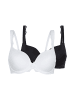LINGADORE DAILY T-Shirt BH 2-Pack Schwarz/Elfenbein
