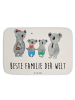 Mr. & Mrs. Panda Duschvorleger Koala Familie zwei mit Spruch in Weiß