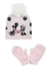 Disney Minnie Mouse 2tlg. Set: Mütze und Handschuhe in Rosa