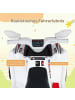 COSTWAY 6V Elektro Kinder Quad mit Anhänger ab 3 Jahren in Weiß