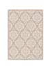 Pergamon In- und Outdoor Teppich Beidseitig Newport Barock in Beige