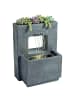 Outsunny Gartenbrunnen in Dunkelgrau 45L x 31,5B x 58,5H cm