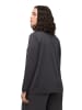 Ulla Popken Longsleeve in asphaltgrau