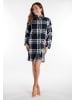 Tom Tailor Flanell Nachthemd Xanthi in grau-dunkel-Karo