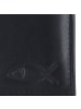 oxmox Leather Geldbörse RFID Schutz Leder 11 cm in schwarz-freedom fish