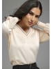 Laura Scott Satinbluse in creme