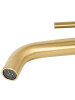 Beliani Wasserhähne SALINAS in Gold - (W) 4 x (H) 18 x (L) 19 cm