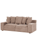 Beliani 3-Sitzer Sofa VISKAN in Beige - (W) 200 x (H) 62 x (L) 74 cm