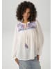 Aniston CASUAL Schlupfbluse in wollweiß-lavendel