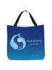 Mr. & Mrs. Panda Tasche Sternzeichen Fische mit Spruch in Sternenhimmel Blau