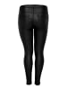 ONLY Stoffhose / Chino PUNK skinny in Schwarz