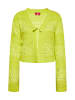 Swirly Damen Cardigan in Limone