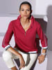 creation L Langarm-Poloshirt in rot