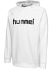 Hummel Baumwoll-Hoodie Hmlgo Cotton Logo Hoodie in WHITE