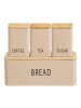 ebuy24 Brotdose Tuva Beige 18 x 33 cm