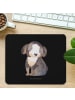 Mr. & Mrs. Panda Mouse Pad Hund Entspannen ohne Spruch in Schwarz