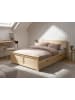 Beliani 7-tlg Doppelbett DAUPHIN in Braun