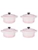 Butlers Auflaufform C'EST SI BON 4er-Set in Pink