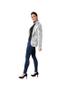 tectake Damen-Jackett mit glitzernden Pailletten, silber