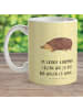 Mr. & Mrs. Panda Kindertasse Igel Herzen mit Spruch in Gelb Pastell