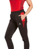 erima Six Wings Trainingshose in schwarz/rot