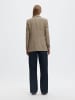 SELECTED FEMME SLWRITA LS CLASSIC BLAZER CHECK in Monks Robe