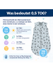 Kinderhaus Blaubär Sommerschlafsack Jersey TOP in Wild Tiger Grey