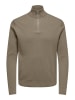 ONLY & SONS Strickpullover in Desert Taupe