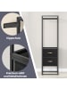 SONGMICS Kleiderschrank Blochic in Schwarz - (B)40 x (H)180 x (T)194.2 cm