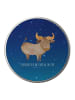 Mr. & Mrs. Panda Aufbewahrungsdose Sternzeichen Stier mit Spruch in Sternenhimmel Blau