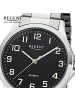Regent Armbanduhr-Analog silber mittel (ca. 39mm) Regent Metallarmband