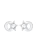 Elli Ohrringe 925 Sterling Silber Astro, Halbmond, Sterne, Stern in Silber