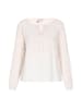 IZIA Damen Blouse in Wollweiss