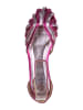 VAN HILL Riemchensandalen Aria in Fuchsia Rosa Metallic