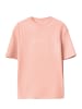 Reichstadt Reichstadt Oversized T-Shirt Damen Brand Stick 23RSW044 Old Pink XL