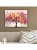 OnlyWow Leinwand Bilder Farbiger Baum