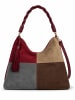 collezione alessandro Schultertasche " Patchwork " in rot