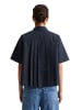 Marc O'Polo DENIM Kurzarm-Bluse relaxed in Blue Depths