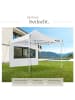 tectake Aluminium Pavillon Olivia inklusive Spannseilen, Heringen und Tragetasche, weiß
