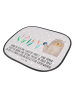Mr. & Mrs. Panda Auto Sonnenblende Otter Stein mit Spruch in Grau Pastell
