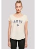 F4NT4STIC Long Cut T-Shirt Herren Long T-Shirt Ahoi Knut & Jan Hamburg in Whitesand